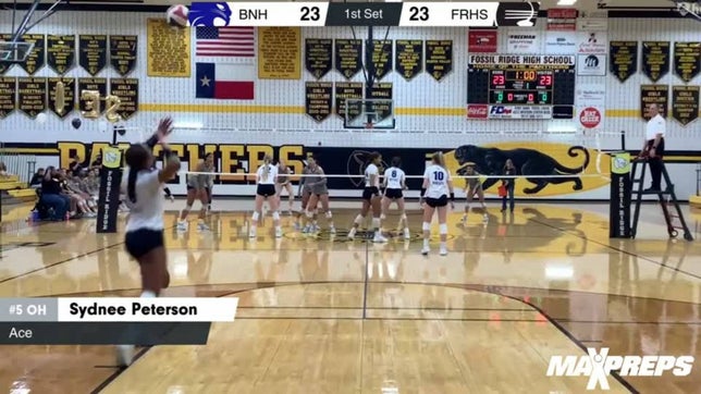 Highlights of Byron Nelson high school girls varsity volleyball team.