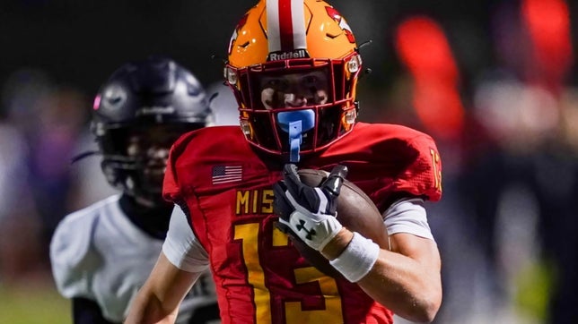Junior season highlights of Mission Viejo's (CA) 4-star wide receiver through the regular season. He has 48 receptions for 895 yards and 14 touchdowns as the Diablos enter the CIF Southern Section Division 1 playoffs.