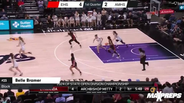 Highlights of Archbishop Mitty girls varsity basketball team.