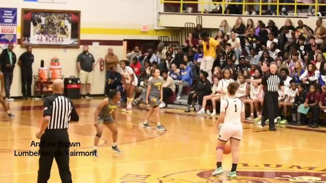 Andrea Brown's Big Game Can't Quite Lead Lumberton over Fairmont