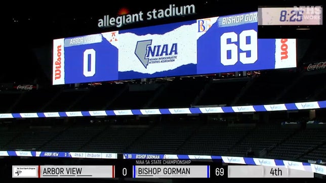 Highlights of No. 4 Bishop Gorman's (Las Vegas, NV) 69-7 win over Arbor View (Las Vegas, NV) in the NIAA 5A Division I state championship.