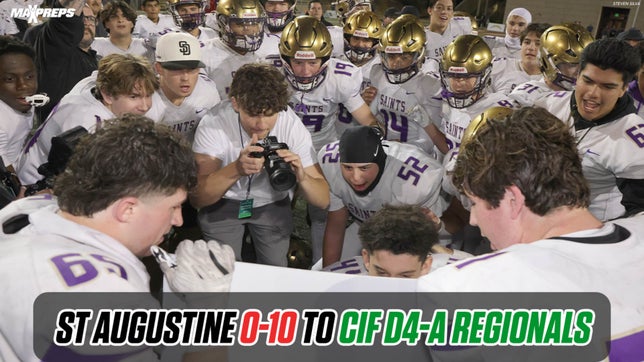 Taking a look at St Augustineâ€™s (San Diego, CA) unprecedented run to the CIF Division 4-A regionals.