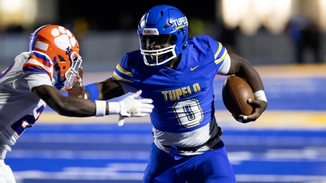 Junior season highlights of Tupelo's (MS) 4-star running back Jaeden Hill.