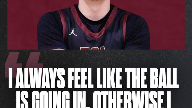 Nationâ€™s leading scorer put up 500 to 1,000 shots everyday growing up and has scored at least 40 points in six games this season.