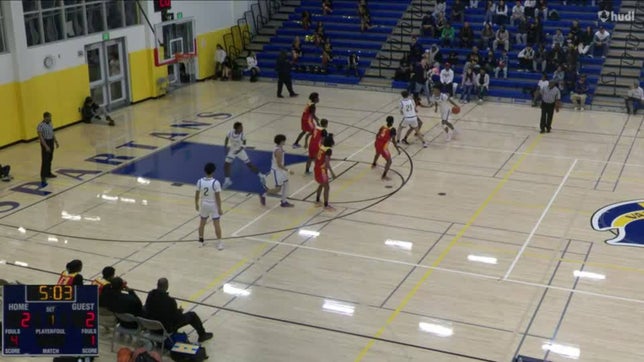 Highlights from the Spartans 65-59 win over De Anza High School!