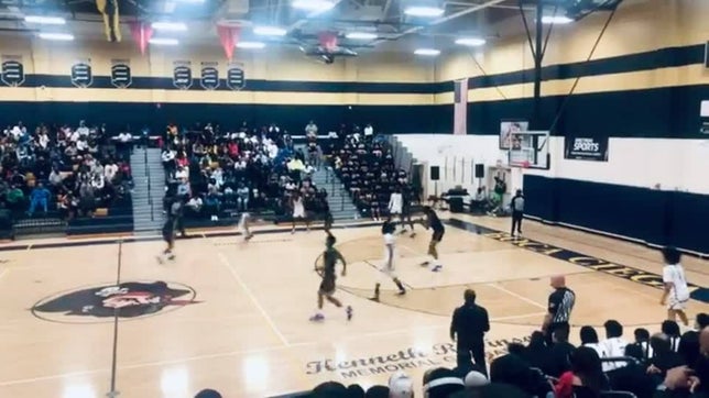 Jelani Nix Jr #24 white jersey 6â€™4 senior