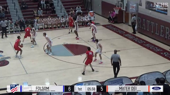 The Bulldogs were on fire, as they drained 19 3s, beating Mater Dei, 87-46