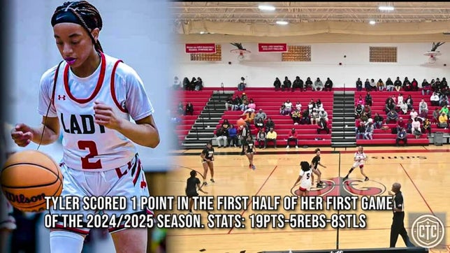 Opening Night: After scoring only 1 point in the first half. Raniya finished the game with 19 points 5rebs and 8 stls.
