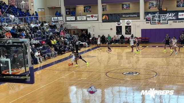 Highlights of Knightdale (NC)Â 54-47 win over Northern Nash (Rocky Mount, NC) at the 2024 John Wall Holiday Invitational.