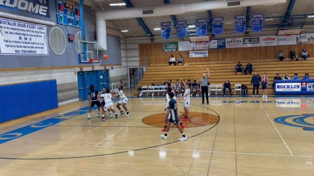 Kj Beritha with a dunk attempt