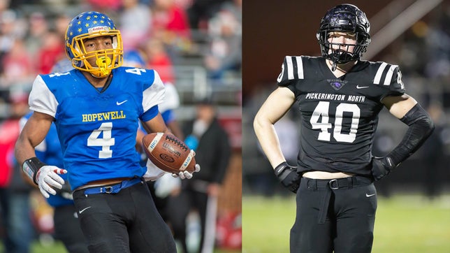 The Ohio State duo skipped their senior seasons because of COVID. Highlights of Sawyer at Pickerington Central in Ohio and Henderson at Hopewell in Virginia.