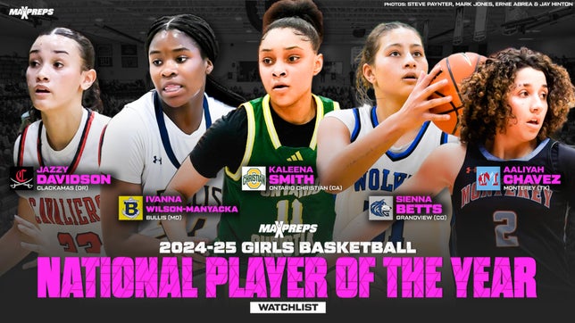 MaxPreps National Girls Basketball Editor Aaron Williams showcases the midseason national player of the year watch list for the 2024-2025 girls high school basketball season.