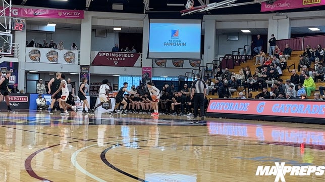 Highlights of St. Joseph's (Santa Maria, CA) huge 61-57 win over Holy Innocents Episcopal (Atlanta, GA) at the 2025 Hoophall Classic.