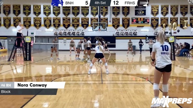 Highlights of Byron Nelson girls varsity volleyball team as they take home the win over Fossil Ridge high school 3-0