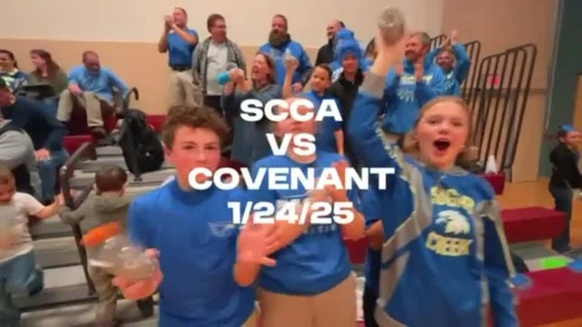 Sugar Creek gets a win at Covenant, the first at their court in years! Go Eagles!