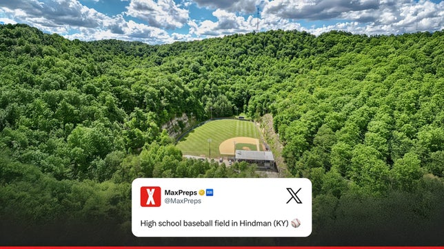 Knott County Central (Hindman, KY) boasts one of the most unique high school baseball fields in the nation.