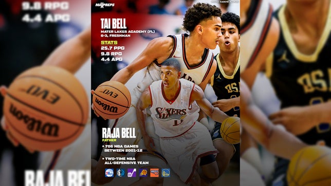 Tai Bell averages 25.7 points and 9.8 rebounds per game for a Mater Lakes Academy squad making a playoff run.
