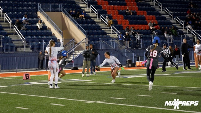 Coming off an appearance in an NFL Flag Football commercial during Super Bowl LIX, Liberty High School's (Henderson, NV) Kiona 'Ki'lolo' Westerlund and her Liberty Patriots get revenge on Bishop Gorman by beating the Gaels 41-21.