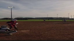 Alexandra Akins double to CF vs Poth