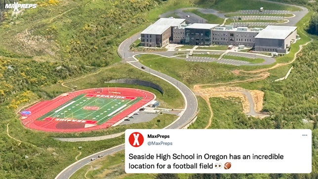Seaside High Schoolâ€™s (OR) football field is located on a ridge close to the Oregon coast.
