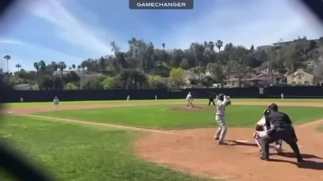 Esteban Santos with an rbi triple