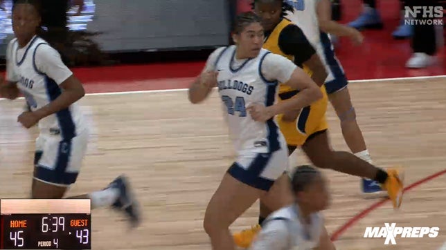 The Centennial girls varsity basketball team end up back on top with another 5A state basketball title vs. Democracy Prep.