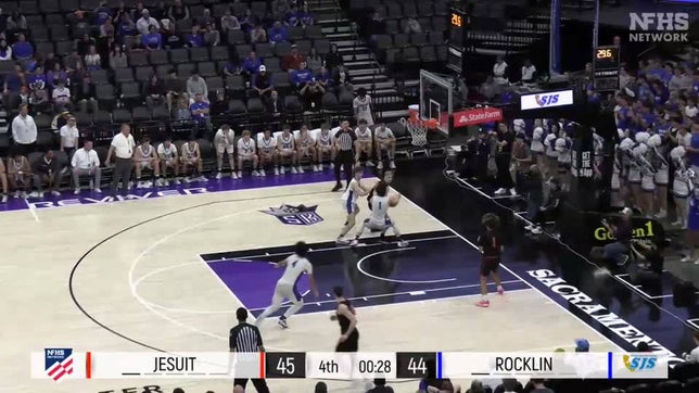 A wild ending as Rocklin beat Jesuit 46-45 for a D2 title.