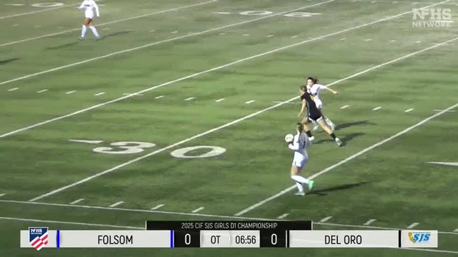 Bailey Fuller with the goal to lift the Golden Eagles a 3rd-straight section title.