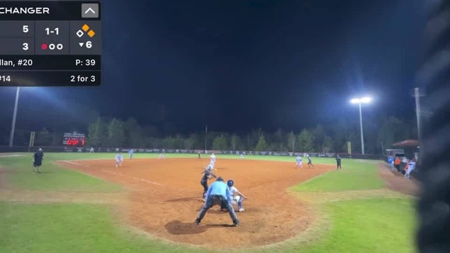 Louisiana softball commit Haley Hart hit a 3-run bomb to help Spanish Fort beat Orange Beach 6-5.