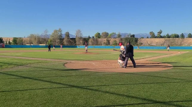 Nathan Barrera #12  Hits an RBI Double.