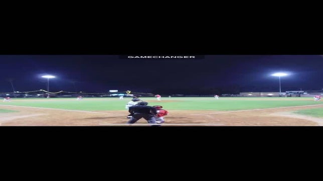 RBI single ties the game with an error at first base allowing the leading run to score in the bottom of the 6th inning.