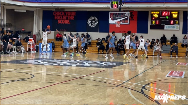 Sunrise Christian secured a 64-47 win over IMG Academy to advance to the EYBL Scholastic Tournament semifinals. Jacob Walker lead all scores with 20 points.