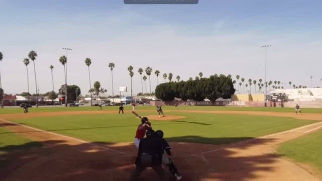 Class of 2025's Daniel Sanchez Drives In A Run on an RBI Double on ranked #15 Vista Murrieta in California