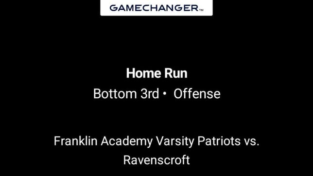Addi Justham's inside the park homerun.