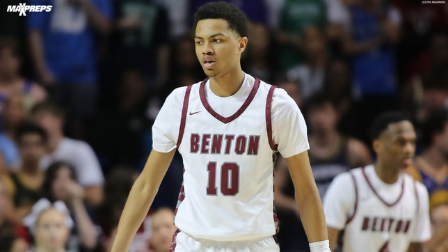 Senior forward led Benton to 30 wins and the Class 5A state championship.
