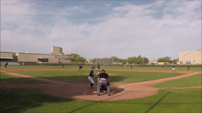 Max Weaver rips a 2 RBI double vs Estrella Foothills.