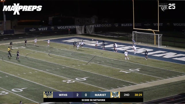 Highlights of the West Forsyth girls varsity soccer team defeating Marist high school 3-2.
