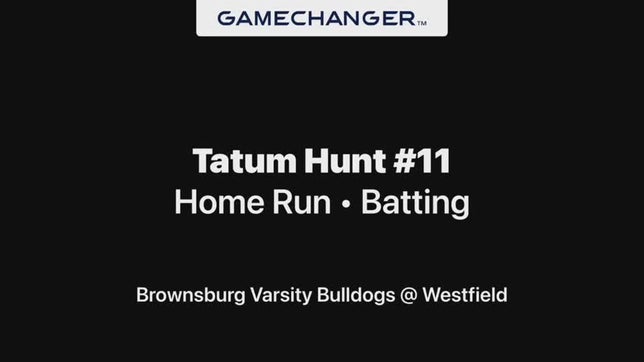 A grand slam by Brownsburg's #11 Tatum Hunt. opens up the scoring door. Dogs win 15-5.