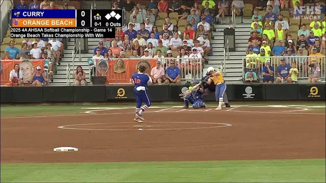 Orange Beach takes down Curry to claim fifth straight softball championship