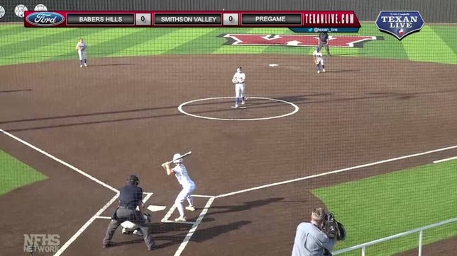 Barbers Hill's Hailey Nutter tossed a gem of a game striking out 18, leading her squad to a 4-0 win over and a chance at a state title.