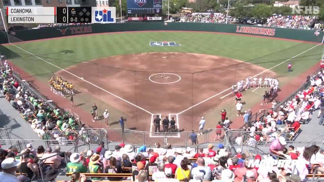 Behind big hitting from future Longhorns Hannah Wells and Mia Clemmer, Coahoma (TX) captured their third-consecutive state title.