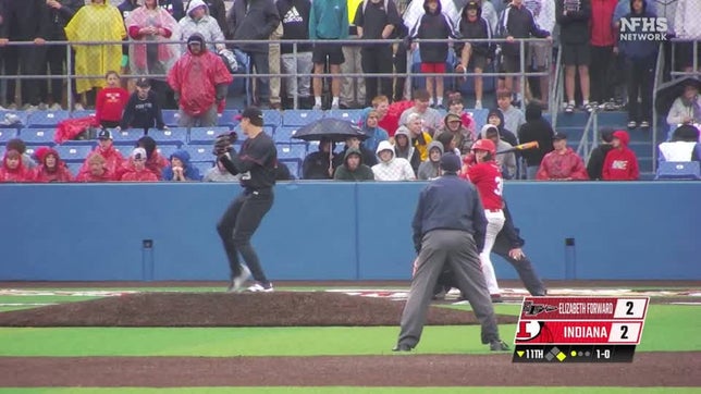Charlie Manziâ€™s walk-off homer lifts Indiana to 1st WPIAL baseball title. Little Indians won 4-2 victory over Elizabeth Forward.