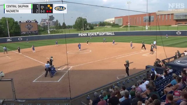 Central Dauphin's Brynn Barkley hit 2 out walk-off for the PIAA-6A State Championship.