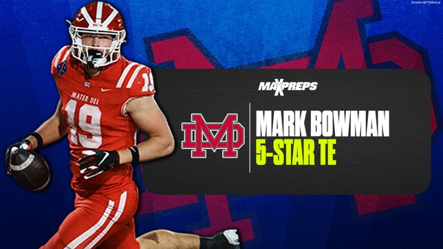 Taking a look at Mater Dei's (Santa Ana, CA) 5-star TE Mark Bowman.