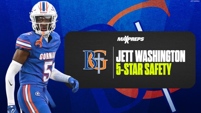 Taking a look at Bishop Gormanâ€™s (Las Vegas, NV) 5-star safety Jett Washington.