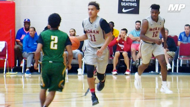 Highlights of Norman North's (OK) 5-Star PG Trae Young at the 2016 Nike EYBL Peach Jam. 

He helped lead Mokan Elite to the 2016 Peach Jam championship.