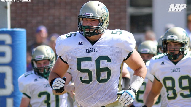 High school football highlights of Notre Dame's Quenton Nelson when he was at Red Bank Catholic (NJ) high school.