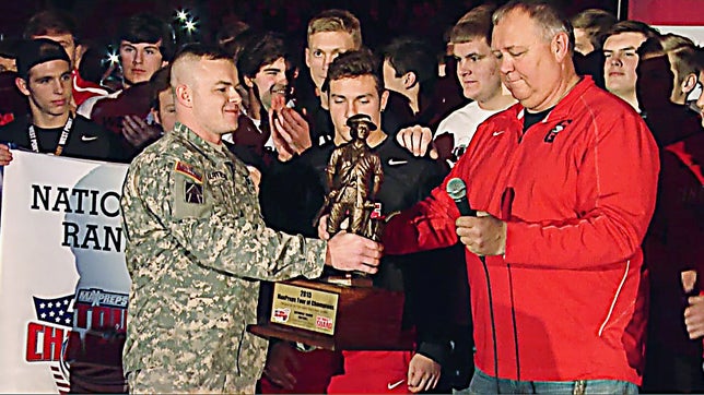 The MaxPreps Tour of Champions presented by the Army National Guard, stopped at Center Grove (IN) to present both the boys soccer and football teams with the prestigious Army National Guard National Rankings Trophy. Video by: Chris Magnuson