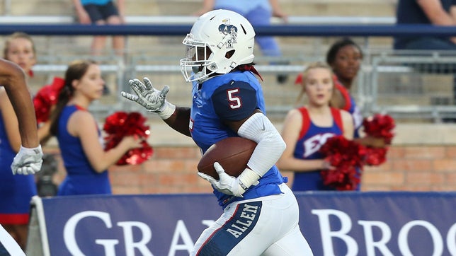 View images by photographer Neil Fonville of Evangel Christian Academy (LA) @ No. 12 Allen (TX).