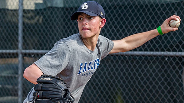 Cerebral palsy won't stop Second Baptist (TX) pitcher Jackson Ryan from playing the game he loves. The junior's grandfather is Hall of Fame hurler Nolan Ryan. His father, Reid Ryan, is president of the Houston Astros. Coach is former six-time MLB All-Star Lance Berkman and assisted by former five-time World Series champion pitcher Andy Pettitte.